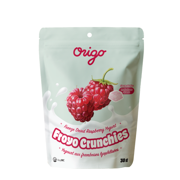 Raspberry froyo crunchies